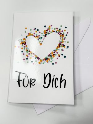 Grußkarte-Für Dich❤️